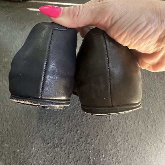 L’amour Des Pieds “Caiden” Hidden Wedge Ballet Flat- Black Leather- Women’s 8.5 - Picture 7 of 8